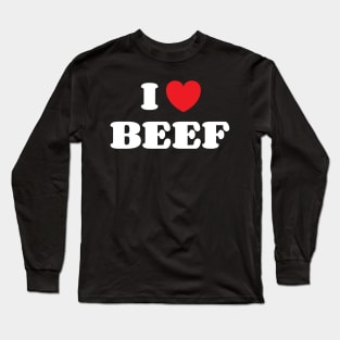 I Heart Beef Long Sleeve T-Shirt